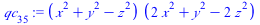 `:=`(qc[35], `*`(`+`(`*`(`^`(x, 2)), `*`(`^`(y, 2)), `-`(`*`(`^`(z, 2)))), `*`(`+`(`*`(2, `*`(`^`(x, 2))), `*`(`^`(y, 2)), `-`(`*`(2, `*`(`^`(z, 2))))))))