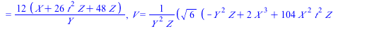 `+`(`*`(`^`(Y, 2), `*`(Z)), `*`(20, `*`(t, `*`(X, `*`(Y, `*`(Z))))), `*`(288, `*`(t, `*`(`+`(3, `*`(2, `*`(`^`(t, 2)))), `*`(Y, `*`(`^`(Z, 2)))))), `-`(`*`(`^`(X, 3))), `-`(`*`(`+`(`*`(26, `*`(`^`(t, ...