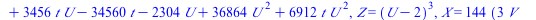 `+`(`*`(`^`(Y, 2), `*`(Z)), `*`(`+`(`*`(12, `*`(t)), 56), `*`(Z, `*`(Y, `*`(X)))), `*`(`+`(25920, `*`(15552, `*`(t))), `*`(`^`(Z, 2), `*`(Y))), `-`(`*`(`^`(X, 3))), `-`(`*`(`+`(512, `*`(96, `*`(t))), ...