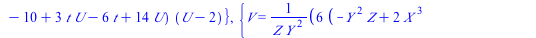 `+`(`*`(`^`(Y, 2), `*`(Z)), `*`(`+`(`*`(12, `*`(t)), 56), `*`(Z, `*`(Y, `*`(X)))), `*`(`+`(25920, `*`(15552, `*`(t))), `*`(`^`(Z, 2), `*`(Y))), `-`(`*`(`^`(X, 3))), `-`(`*`(`+`(512, `*`(96, `*`(t))), ...