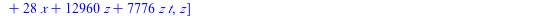 `+`(`*`(`^`(Y, 2), `*`(Z)), `-`(`*`(`^`(X, 3))), `-`(`*`(746496, `*`(`+`(`*`(118, `*`(t)), `*`(57, `*`(`^`(t, 2))), 97), `*`(`^`(Z, 3))))), `-`(`*`(36, `*`(`^`(`+`(t, 6), 2), `*`(`^`(X, 2), `*`(Z)))))...