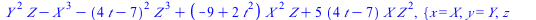 `+`(`*`(`^`(Y, 2), `*`(Z)), `-`(`*`(`^`(X, 3))), `-`(`*`(`^`(`+`(`*`(4, `*`(t)), `-`(7)), 2), `*`(`^`(Z, 3)))), `*`(`+`(`-`(9), `*`(2, `*`(`^`(t, 2)))), `*`(`^`(X, 2), `*`(Z))), `*`(5, `*`(`+`(`*`(4, ...