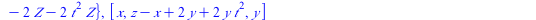 `+`(`*`(`^`(Y, 2), `*`(Z)), `-`(`*`(4, `*`(`^`(t, 2), `*`(`+`(`*`(`^`(t, 2)), 1), `*`(X, `*`(`^`(Z, 2))))))), `-`(`*`(`^`(X, 3))), `-`(`*`(4, `*`(`^`(t, 2), `*`(`^`(`+`(`*`(`^`(t, 2)), 1), 2), `*`(`^`...