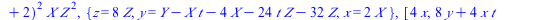 `+`(`*`(`^`(Y, 2), `*`(Z)), `-`(`*`(`^`(X, 3))), `-`(`*`(64, `*`(`+`(8, `*`(5, `*`(`^`(t, 3))), `*`(10, `*`(`^`(t, 2))), `*`(12, `*`(t))), `*`(`^`(Z, 3))))), `*`(4, `*`(`+`(`-`(6), `-`(`*`(3, `*`(t)))...