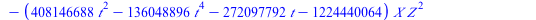 `+`(`*`(`^`(Y, 2), `*`(Z)), `*`(324, `*`(t, `*`(X, `*`(Y, `*`(Z))))), `*`(3779136, `*`(t, `*`(`+`(`*`(`^`(t, 2)), `-`(2)), `*`(Y, `*`(`^`(Z, 2)))))), `-`(`*`(`^`(X, 3))), `-`(`*`(`+`(`*`(11664, `*`(`^...