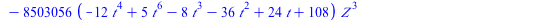 `+`(`*`(`^`(Y, 2), `*`(Z)), `-`(`*`(`^`(X, 3))), `-`(`*`(81, `*`(`+`(`*`(13, `*`(`^`(t, 2))), `-`(12)), `*`(`^`(X, 2), `*`(Z))))), `-`(`*`(52488, `*`(`+`(`-`(18), `-`(`*`(12, `*`(`^`(t, 2)))), `*`(7, ...