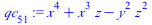 `:=`(qc[51], `+`(`*`(`^`(x, 4)), `*`(`^`(x, 3), `*`(z)), `-`(`*`(`^`(y, 2), `*`(`^`(z, 2))))))