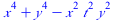 `+`(`*`(`^`(x, 4)), `*`(`^`(y, 4)), `-`(`*`(`^`(x, 2), `*`(`^`(t, 2), `*`(`^`(y, 2))))))