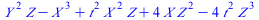 `+`(`*`(`^`(Y, 2), `*`(Z)), `-`(`*`(`^`(X, 3))), `*`(`^`(t, 2), `*`(`^`(X, 2), `*`(Z))), `*`(4, `*`(X, `*`(`^`(Z, 2)))), `-`(`*`(4, `*`(`^`(t, 2), `*`(`^`(Z, 3))))))
