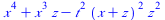`+`(`*`(`^`(x, 4)), `*`(`^`(x, 3), `*`(z)), `-`(`*`(`^`(t, 2), `*`(`^`(`+`(x, z), 2), `*`(`^`(z, 2))))))