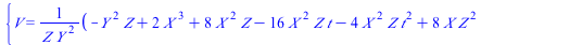 `+`(`*`(`^`(Y, 2), `*`(Z)), `-`(`*`(`^`(X, 3))), `-`(`*`(`+`(2, `-`(`*`(4, `*`(t))), `-`(`*`(`^`(t, 2)))), `*`(`^`(X, 2), `*`(Z)))), `*`(4, `*`(`+`(`*`(3, `*`(t)), `-`(1)), `*`(`+`(t, `-`(1)), `*`(X, ...