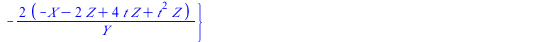 `+`(`*`(`^`(Y, 2), `*`(Z)), `-`(`*`(`^`(X, 3))), `-`(`*`(`+`(2, `-`(`*`(4, `*`(t))), `-`(`*`(`^`(t, 2)))), `*`(`^`(X, 2), `*`(Z)))), `*`(4, `*`(`+`(`*`(3, `*`(t)), `-`(1)), `*`(`+`(t, `-`(1)), `*`(X, ...