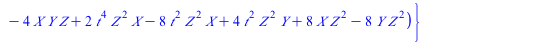 `+`(`*`(`^`(Y, 2), `*`(Z)), `*`(4, `*`(X, `*`(Y, `*`(Z)))), `*`(8, `*`(Y, `*`(`^`(Z, 2)))), `-`(`*`(`^`(X, 3))), `-`(`*`(`+`(`-`(`*`(`^`(t, 2))), 2), `*`(`^`(X, 2), `*`(Z)))), `*`(4, `*`(X, `*`(`^`(Z,...