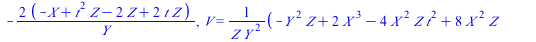 `+`(`*`(`^`(Y, 2), `*`(Z)), `-`(`*`(`^`(X, 3))), `-`(`*`(`+`(`-`(`*`(`^`(t, 2))), 2, `-`(`*`(2, `*`(t)))), `*`(`^`(X, 2), `*`(Z)))), `-`(`*`(`+`(`*`(8, `*`(t)), `-`(4)), `*`(X, `*`(`^`(Z, 2))))), `*`(...
