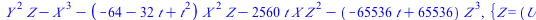 `+`(`*`(`^`(Y, 2), `*`(Z)), `-`(`*`(`^`(X, 3))), `-`(`*`(`+`(`-`(64), `-`(`*`(32, `*`(t))), `*`(`^`(t, 2))), `*`(`^`(X, 2), `*`(Z)))), `-`(`*`(2560, `*`(t, `*`(X, `*`(`^`(Z, 2)))))), `-`(`*`(`+`(`-`(`...