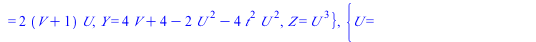`+`(`*`(`^`(Y, 2), `*`(Z)), `-`(`*`(`^`(X, 3))), `-`(`*`(`+`(`-`(1), `-`(`*`(2, `*`(`^`(t, 2))))), `*`(`^`(X, 2), `*`(Z)))), `*`(4, `*`(`^`(t, 2), `*`(`+`(`*`(`^`(t, 2)), 1), `*`(X, `*`(`^`(Z, 2))))))...