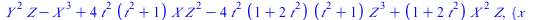 `+`(`*`(`^`(Y, 2), `*`(Z)), `-`(`*`(`^`(X, 3))), `*`(4, `*`(`^`(t, 2), `*`(`+`(`*`(`^`(t, 2)), 1), `*`(X, `*`(`^`(Z, 2)))))), `-`(`*`(4, `*`(`^`(t, 2), `*`(`+`(1, `*`(2, `*`(`^`(t, 2)))), `*`(`+`(`*`(...