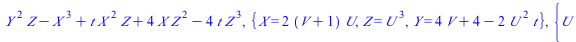 `+`(`*`(`^`(Y, 2), `*`(Z)), `-`(`*`(`^`(X, 3))), `*`(t, `*`(`^`(X, 2), `*`(Z))), `*`(4, `*`(X, `*`(`^`(Z, 2)))), `-`(`*`(4, `*`(t, `*`(`^`(Z, 3)))))), {X = `+`(`*`(2, `*`(`+`(V, 1), `*`(U)))), Z = `*`...