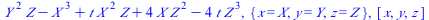 `+`(`*`(`^`(Y, 2), `*`(Z)), `-`(`*`(`^`(X, 3))), `*`(t, `*`(`^`(X, 2), `*`(Z))), `*`(4, `*`(X, `*`(`^`(Z, 2)))), `-`(`*`(4, `*`(t, `*`(`^`(Z, 3)))))), {x = X, y = Y, z = Z}, [x, y, z]