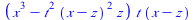 `*`(`+`(`*`(`^`(x, 3)), `-`(`*`(`^`(t, 2), `*`(`^`(`+`(x, `-`(z)), 2), `*`(z))))), `*`(t, `*`(`+`(x, `-`(z)))))