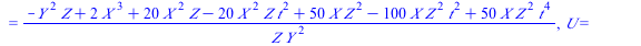 `+`(`*`(`^`(Y, 2), `*`(Z)), `-`(`*`(`^`(X, 3))), `*`(5, `*`(`+`(t, `-`(1)), `*`(`+`(t, 1), `*`(`^`(X, 2), `*`(Z))))), `*`(16, `*`(`^`(`+`(t, `-`(1)), 2), `*`(`^`(`+`(t, 1), 2), `*`(X, `*`(`^`(Z, 2))))...